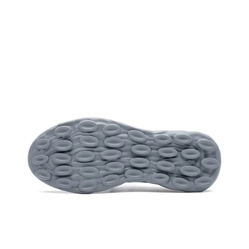 Spider King Cushioning Wear-Resistant Low-Top Running Shoes Men's Gray-4