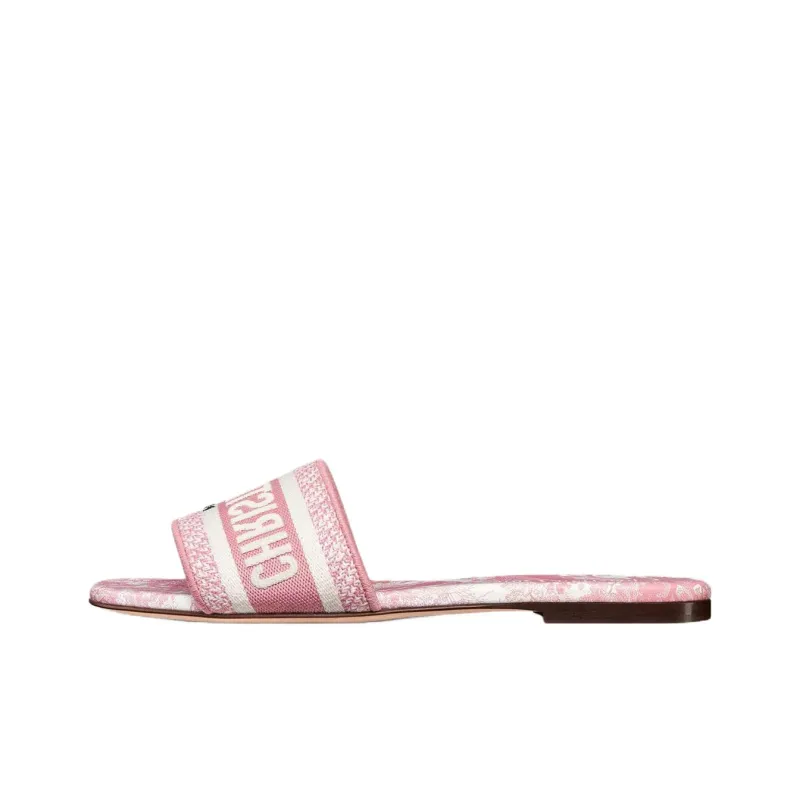 DIOR Dioriviera Slide Slippers Women's Pink-0