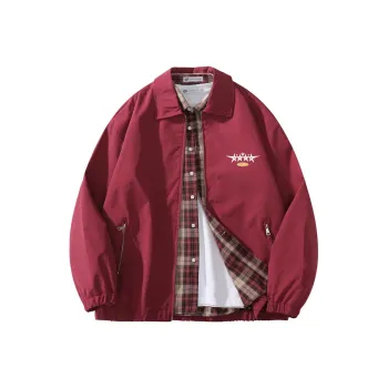 Tre Club Jackets Coats Unisex Burgundy