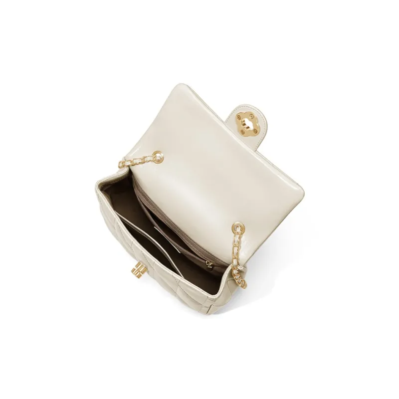 CinvaiKrose Cow Leather With Synthetic Leather Shoulder Bag, Crossbody Bag Small Size Women's Multicolor-4