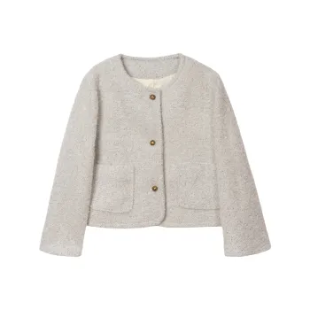 FAWENXIANGZI Velvet feel Coat Women's