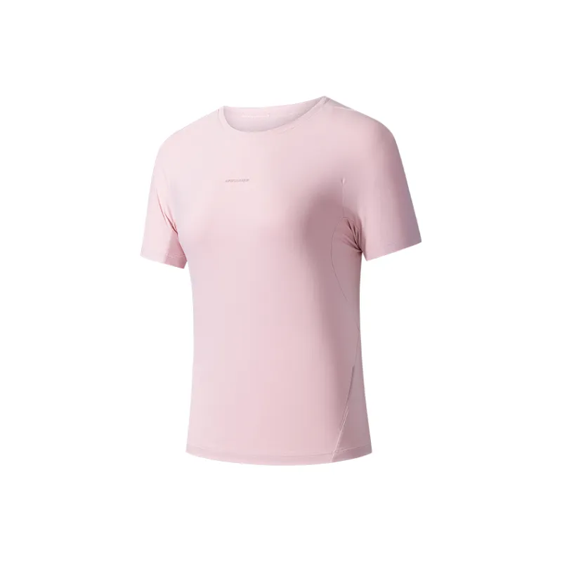 ANTA T Shirts Women's Drained Red-0