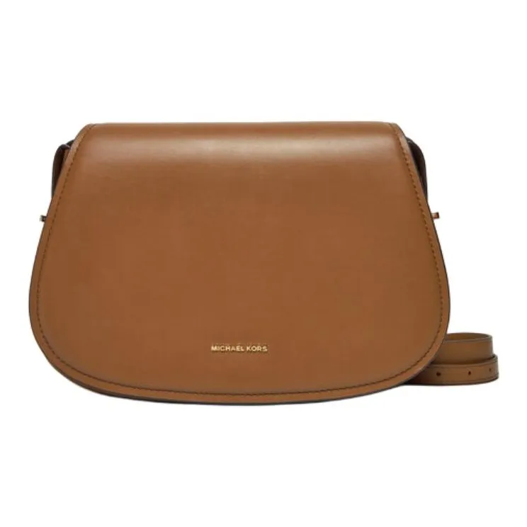 MICHAEL KORS Calfskin Shoulder Bag Women's Brown-1