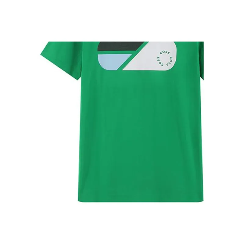 HUGO BOSS T Shirts Men Green-4