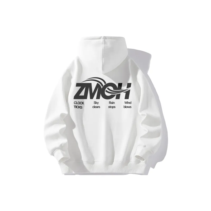 ZMOH Fleece Lined Hoodie Unisex Couple's-9