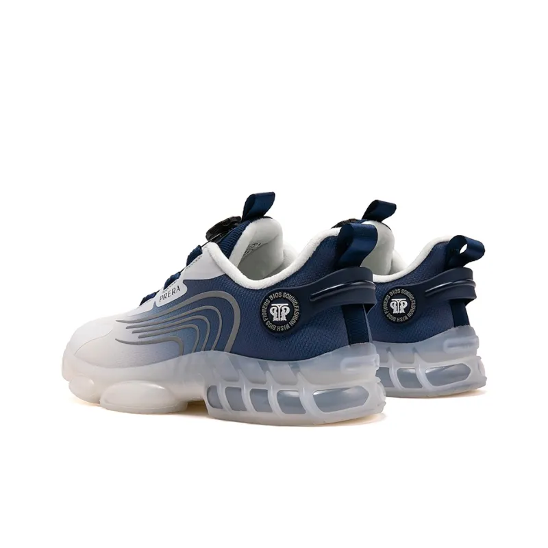 BIANSULONG Running Shoes Unisex Low Top White Blue-2