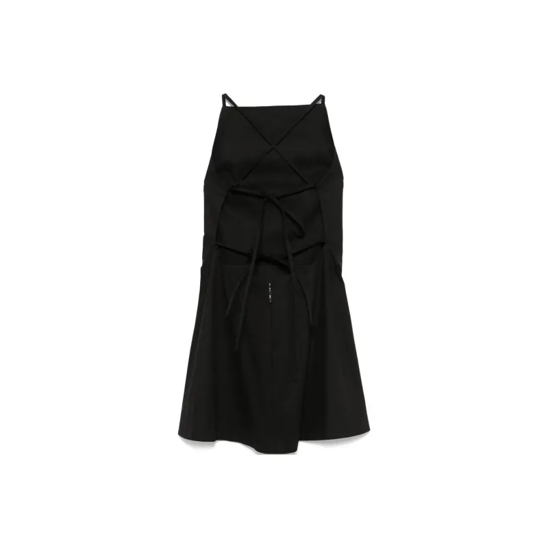 MSGM Floral appliqué Mini Dress-1