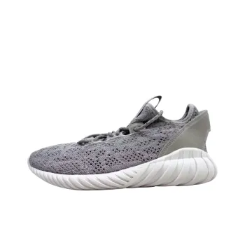 Adidas TUBULAR DOOM SOCK Abrasion Resistant Low Top Casual Running Shoes Women's Gray White