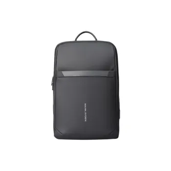 MARK RYDEN Oxford Fashion Versatile Student Backpack Men's Elegant Black/Graphite Gray