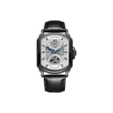 Black Case White Dial