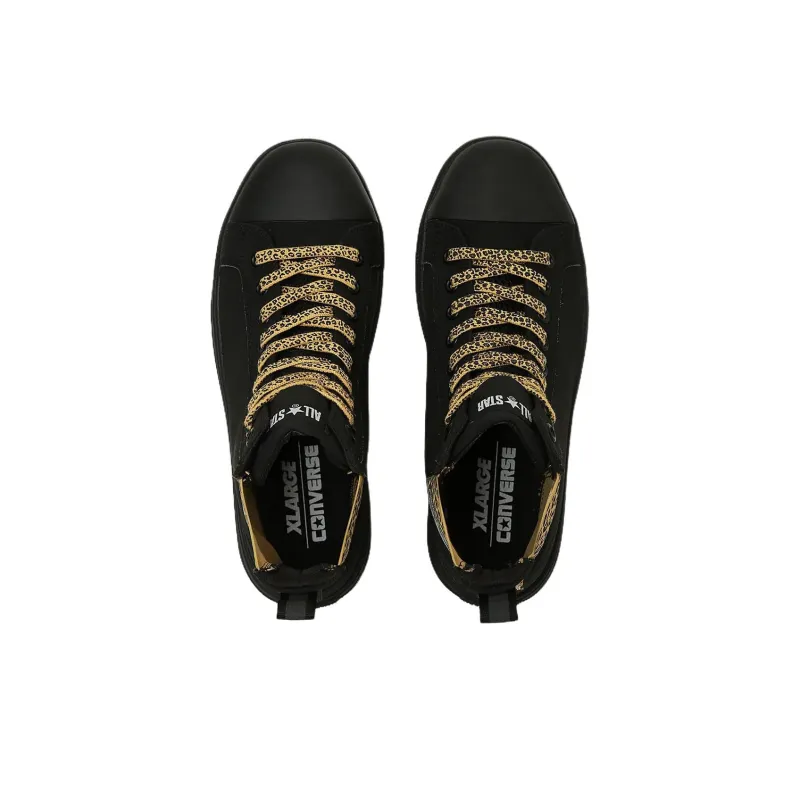 XLARGE x Converse All Star Anti Slip Wear Resistant High Top Canvas Shoes Unisex Black-4