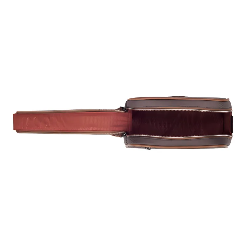 DELSEY Recycled Polyester Toiletry Bag Unisex Brown-3