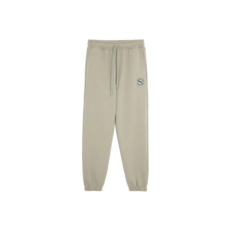 PUMA Casual Pants Unisex Light Gray-0