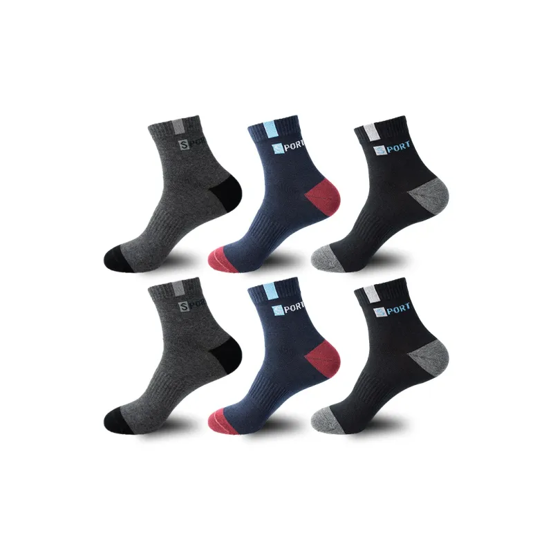 Lanza Mid-Calf Socks Men's 6 Pack-28