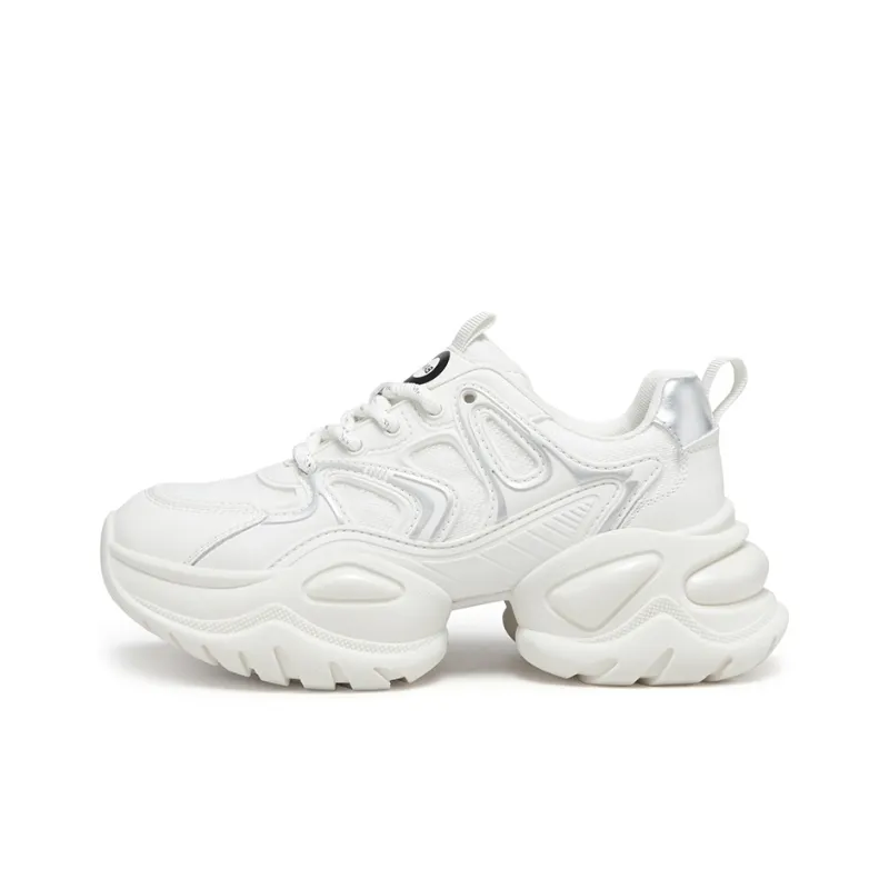 C°BANNER Height Increasing Wear-Resistant Breathable Slip-Resistant Low-Top Chunky Sneakers Women's-10