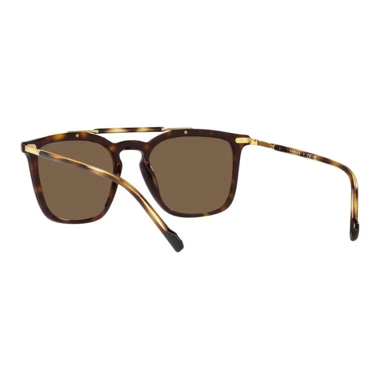 VOGUE Metal Acetate Aviator Sunglasses Men's Tortoiseshell-8