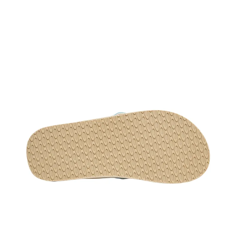 Oakley Rubber Sole Abrasion Resistant Flip Flops Men's Khaki White-4