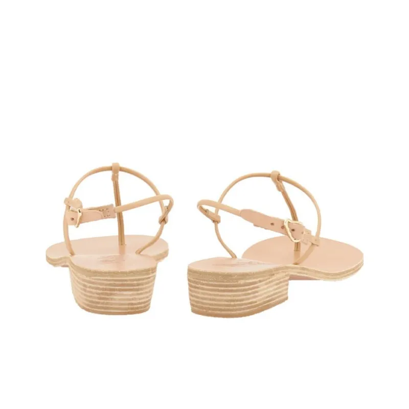 ANCIENT GREEK SANDALS Katerina Heel Stylish Sandals Women's Natural-3