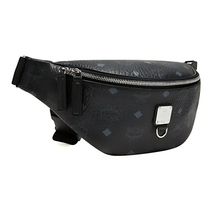 MCM Fursten Belt Bag Visetos Small Black-0