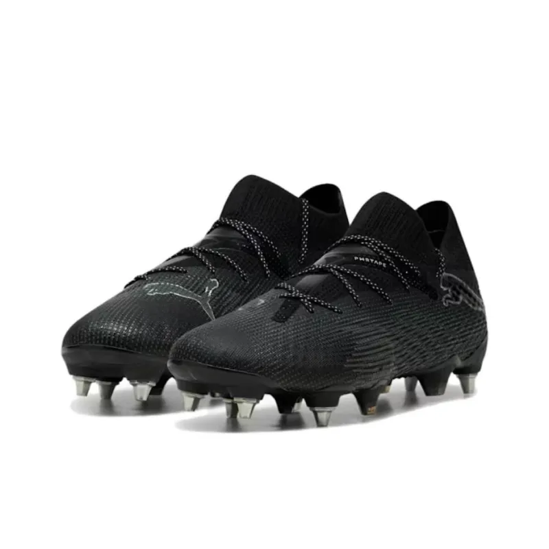 PUMA FUTURE 7 ULTIMATE SG Metal Long Studs Soft Ground Anti Slip Wear Resistant Soccer Shoes Men's Black-2