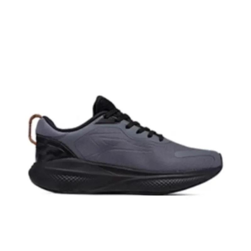 361° Anti Slip Wear Resistant Low Top Running Shoes Men's Gray Black-1