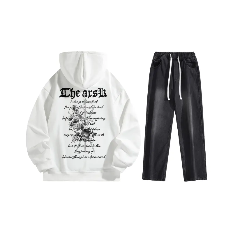 A.X.S.K Sweatshirt Sets Unisex-12