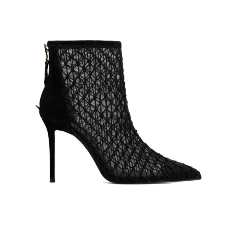 JOOC Ankle Boots Women's Sexy Black-1