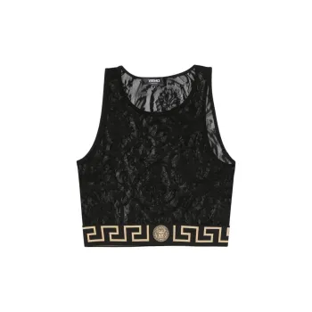 VERSACE SS25 Bra Women's 1 Pack Black