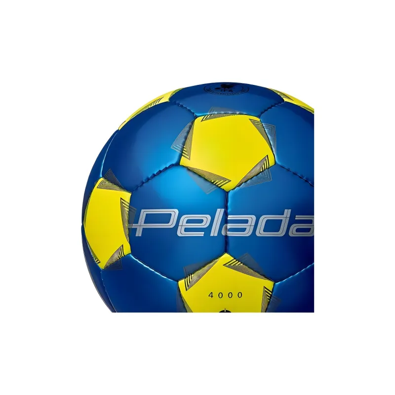 Molten Size 4 Ball Soccer Synthetic Leather Machine Stitched Soccer Ball Unisex Blue X Yellow-2