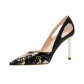 Black/Gold 6CM Heel Height