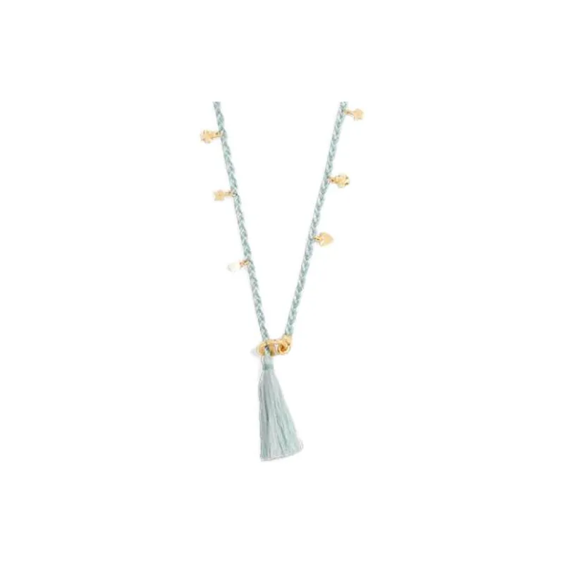 DIOR Resin Necklaces Unisex Cyan-0