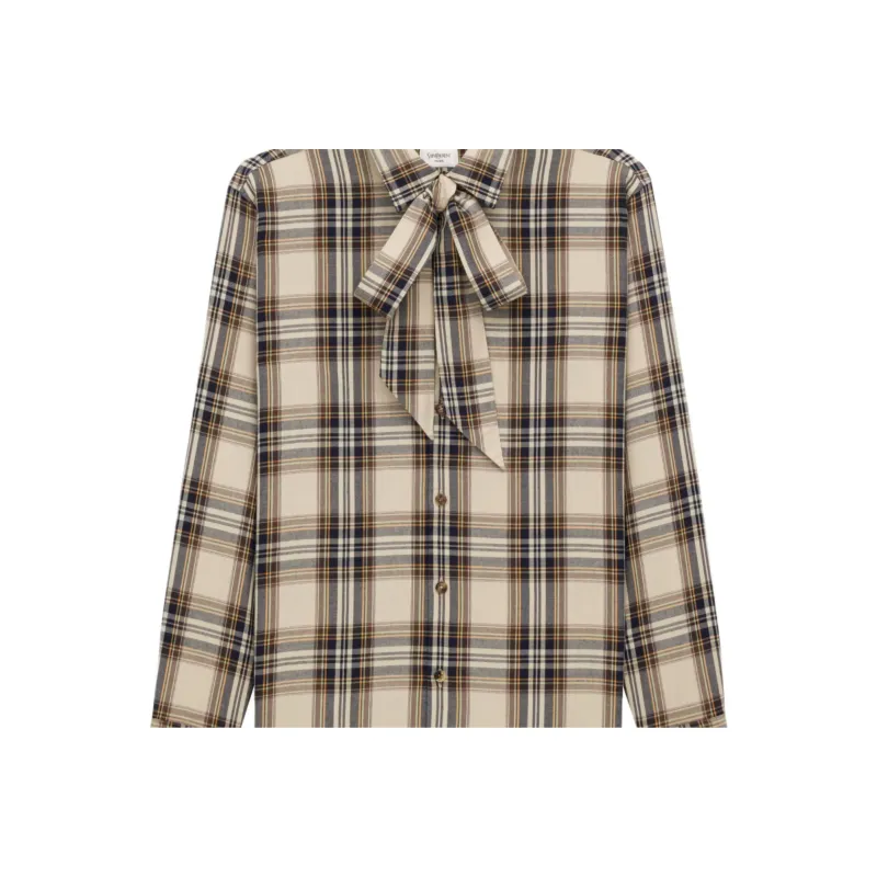 SAINT LAURENT Shirt Women's Brown-4