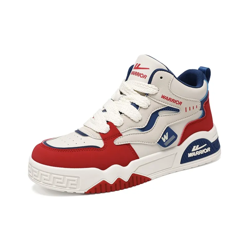 Warrior Puffy Shoes Height-Enhancing Wear-Resistant Lightweight High-Top Skateboard Shoes Men-1