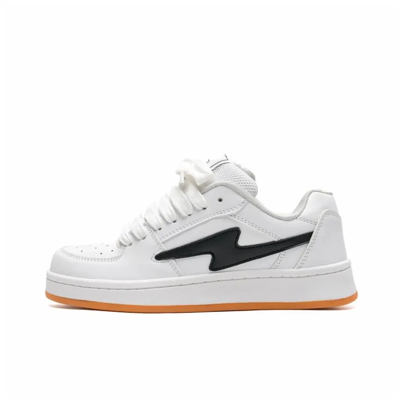 T628 Puffy Shoes Cushioned Wear-Resistant Lightweight Breathable Slip-Resistant Low-Top Skateboard Shoes Unisex-1