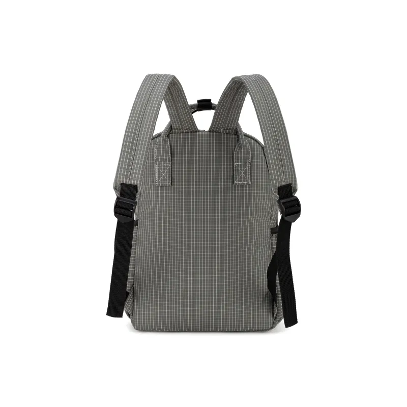 TAKI Nylon Campus Student Backpack Regular Unisex Ecru/Black/Green/Khaki/Coffee-14