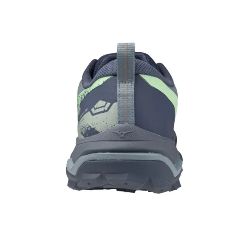 Mizuno WAVE IBUKI 5 Slip Resistant Low Top Trail Running Shoes Men's Blue Green-4