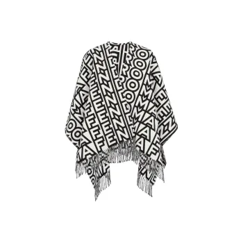FENDI Cloaks Women's White Black
