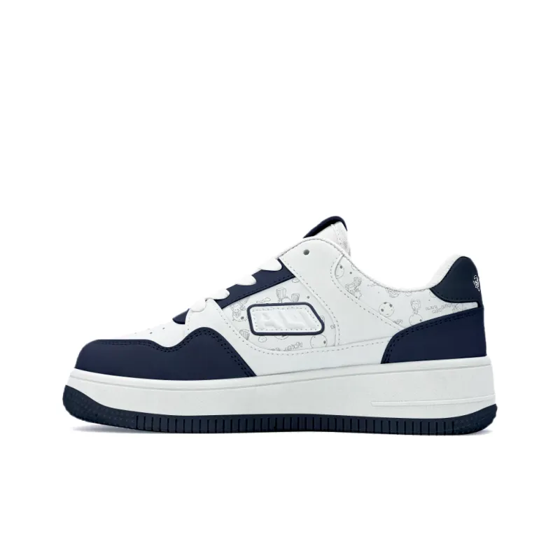 ALI THE FOX Low Top Skateboard Shoes Unisex White-31