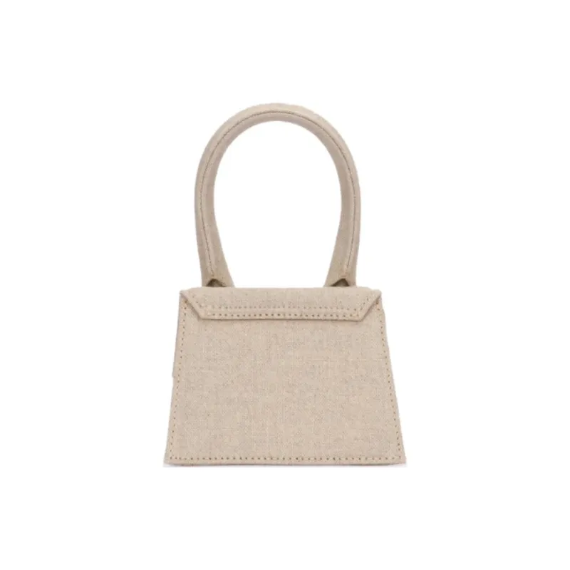 Jacquemus Linen Handbag Mini Women's Oat-2