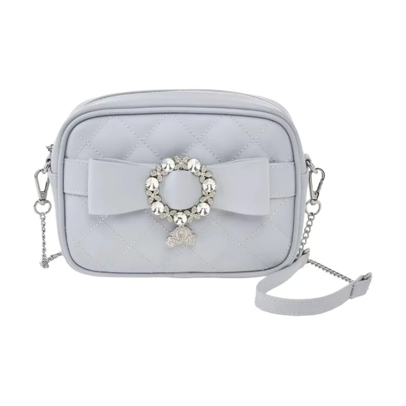 Disney Synthetic Leather Shoulder Bag Women's Gray-0