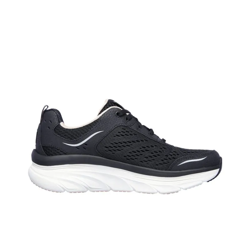 Skechers DLux Walker Infinite Motion 'Black Pink' Women's-1