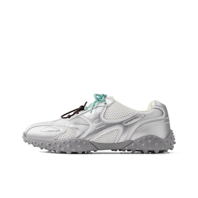 MR.A Low Top Casual Shoes Unisex Titanium Silver-0