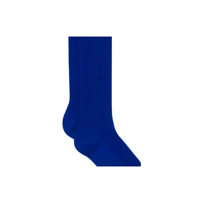 Burberry FW23 Knee-High Socks Women's 1 Pack Blue-4