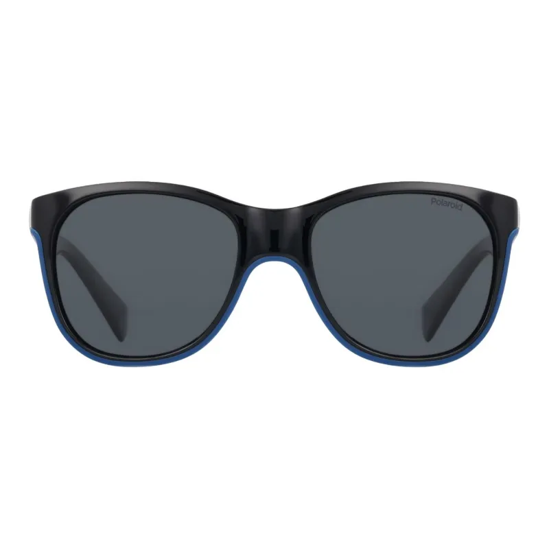 Polaroid Plastic Square Sunglasses Kids' Black-1