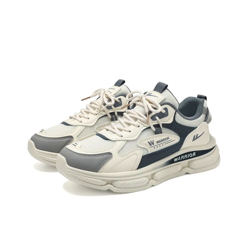 Warrior Cushioning Lightweight Wear-Resistant Low-Top Chunky Sneakers Men's-15
