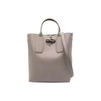 LONGCHAMP Roseau Cow Leather Tote Bag Shopping Bag Handbag Shoulder Bag Crossbody Bag Medium Size Women's Streptopelia