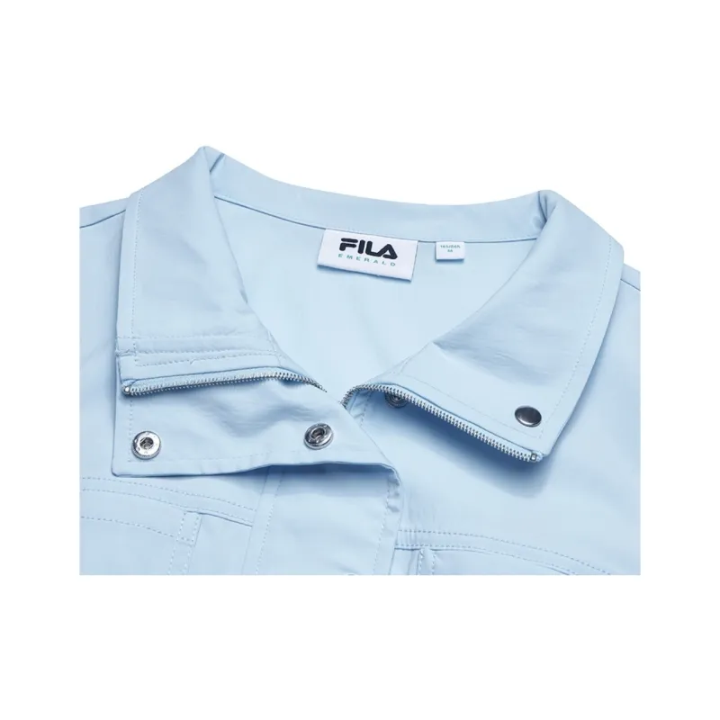 FILA Emerald Short Sleeved Dresses Women's Mist Aqua Blue BU-2
