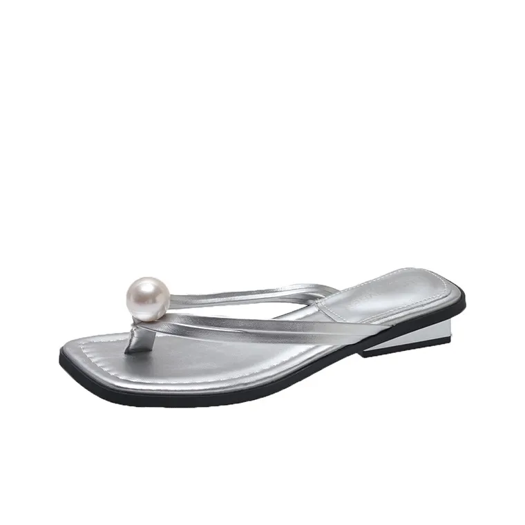 AJPAP Rubber Sole Abrasion Resistant Slip Resistant Flip Flops Women's-12