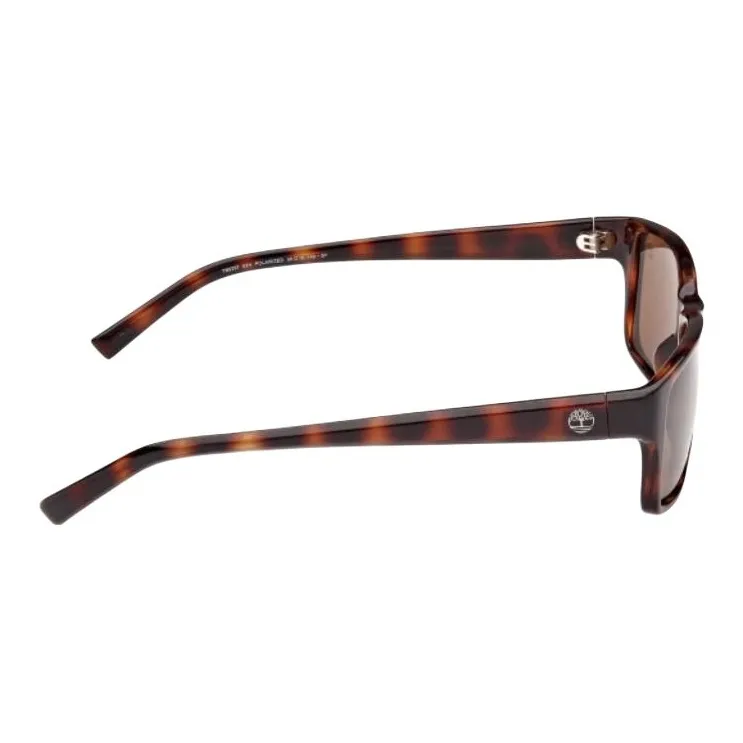 Timberland Plastic Irregular Shape Sunglasses Men's Tortoiseshell-2