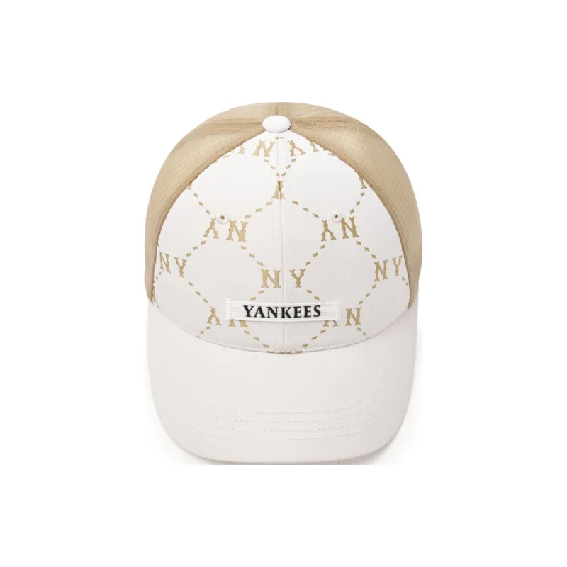 MLB Polyester Cotton Baseball Caps Unisex White-1